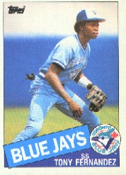 1985 Topps Baseball Cards      048      Tony Fernandez